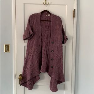 Chunky wool Anthropologie sweater.